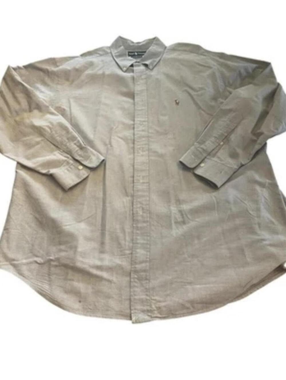 Polo Ralph Lauren Mens Yarmouth Oxford Long Sleeve Button Down 17.5/35